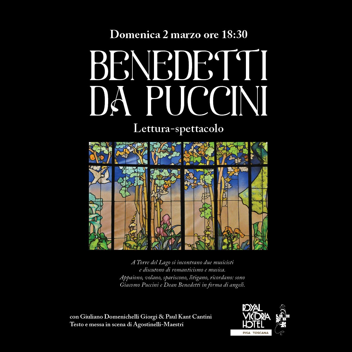 Benedetti da Puccini — evento al Royal Victoria Hotel